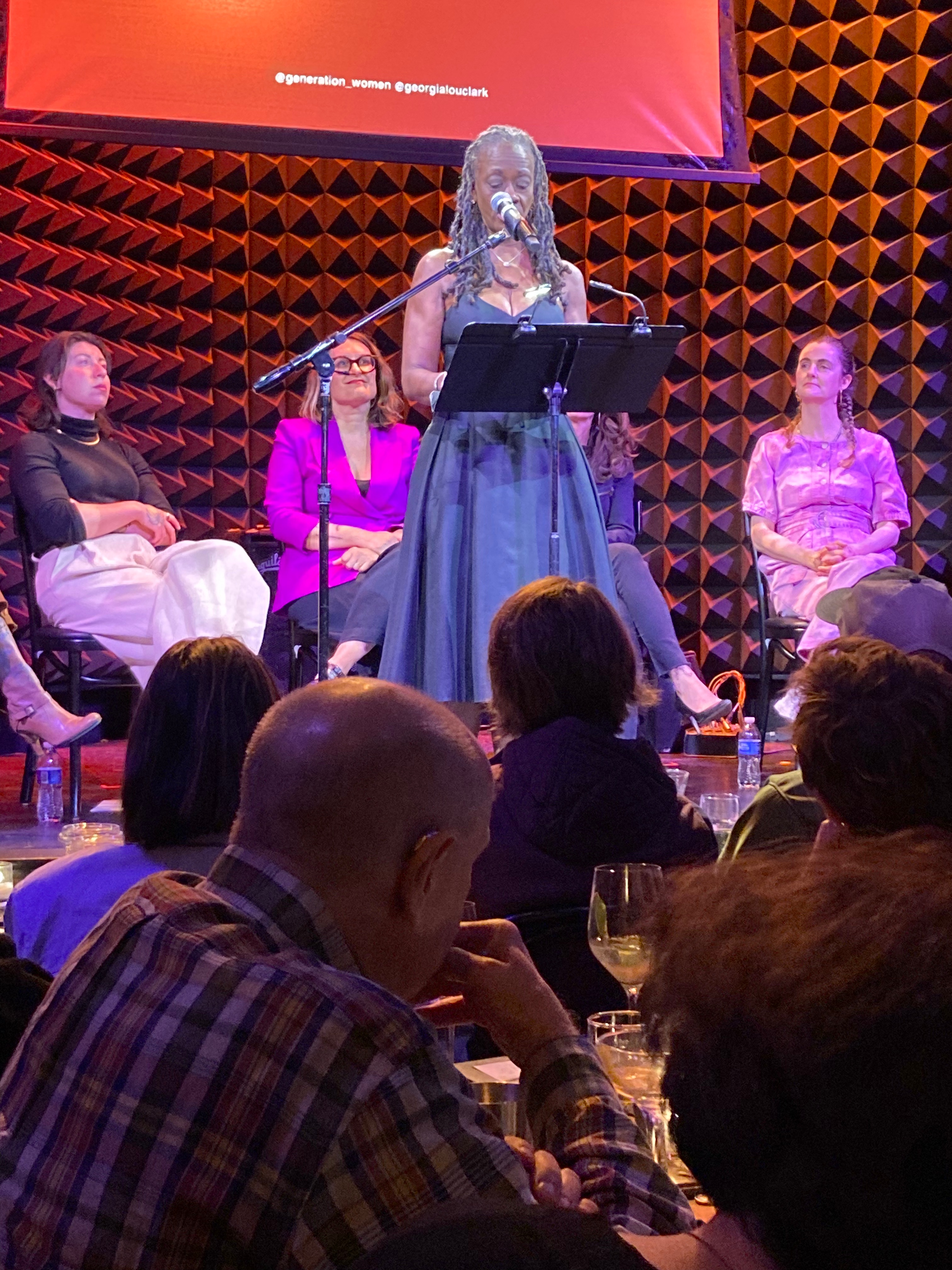 Chelle A. Carter-Wilson performing "You Don't Know This Me" at Joe’s Pub in NYC on Wednesday, May 21, 2025